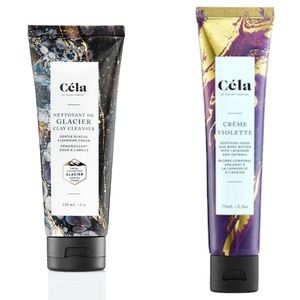 NEW Cela Glacier Clay Cleanser & Creme Violette